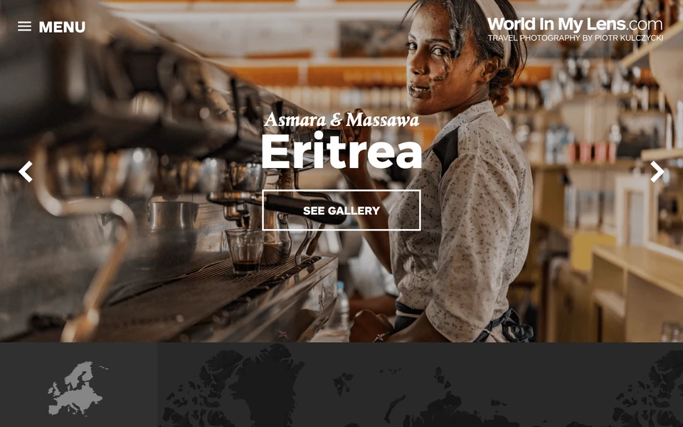Screenshot of WorldInMyLens.com