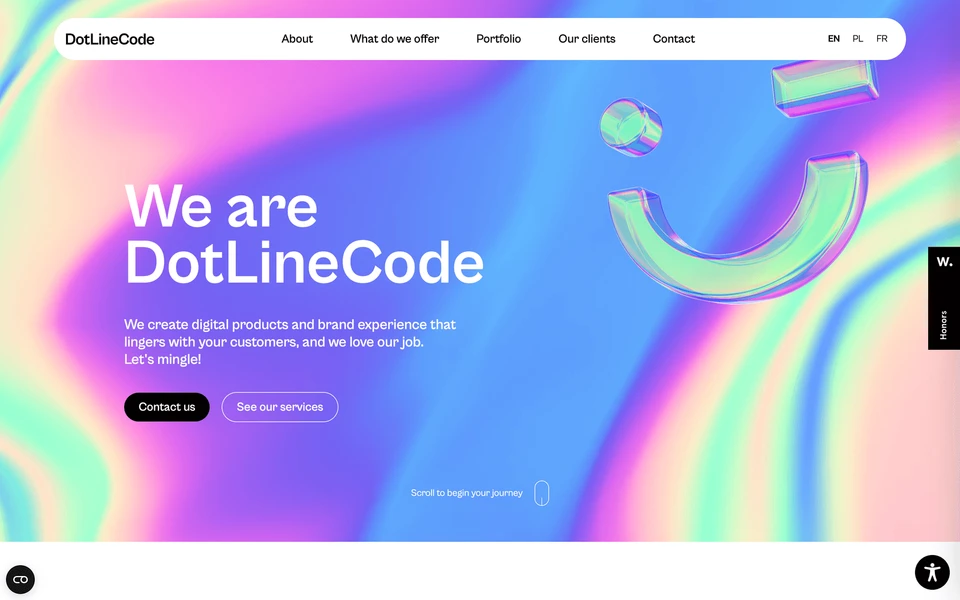Screenshot of DotLineCode.com