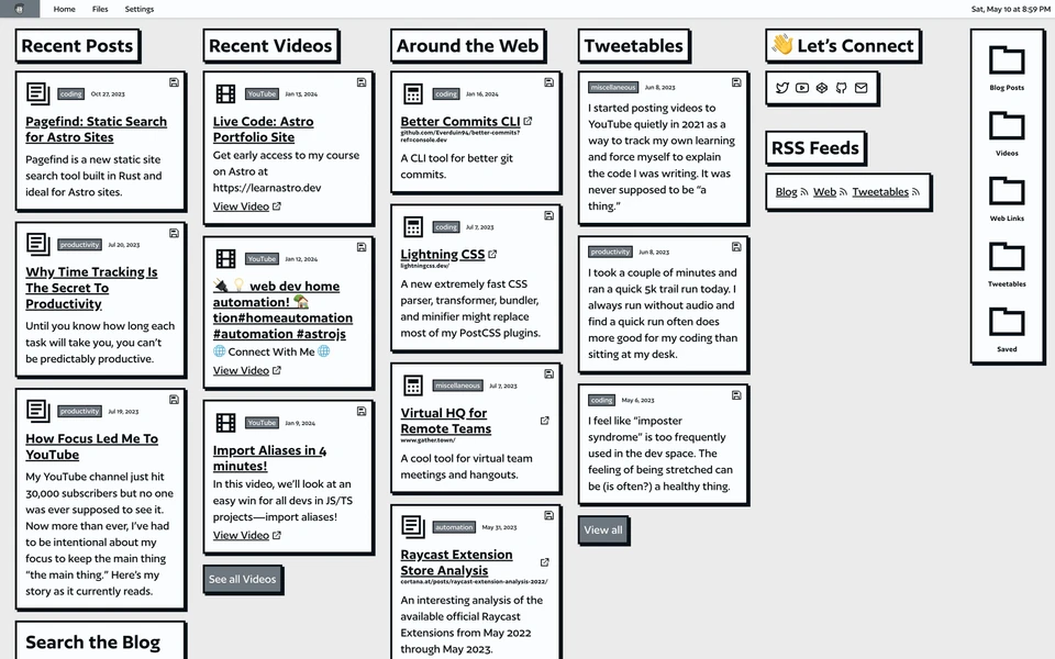 Screenshot of ChrisPennington.dev
