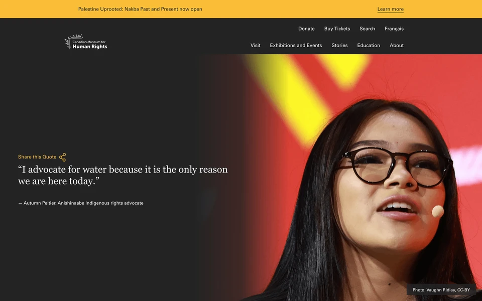 Screenshot of HumanRights.ca
