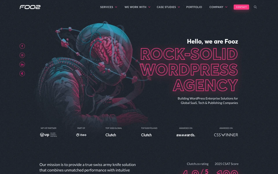 Screenshot of FoozAgency.com
