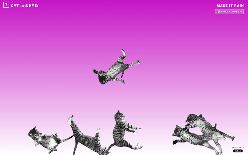 Screenshot of Cat-Bounce.com