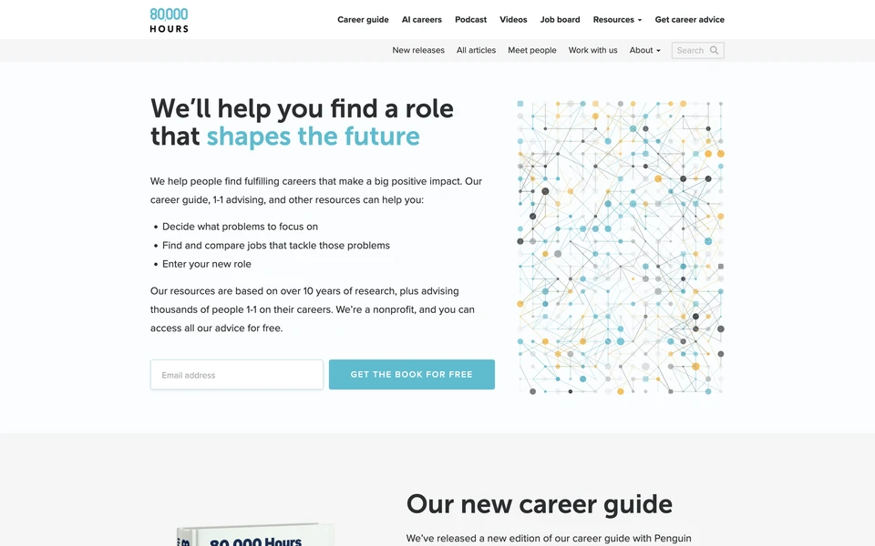 Screenshot of 80000hours.org