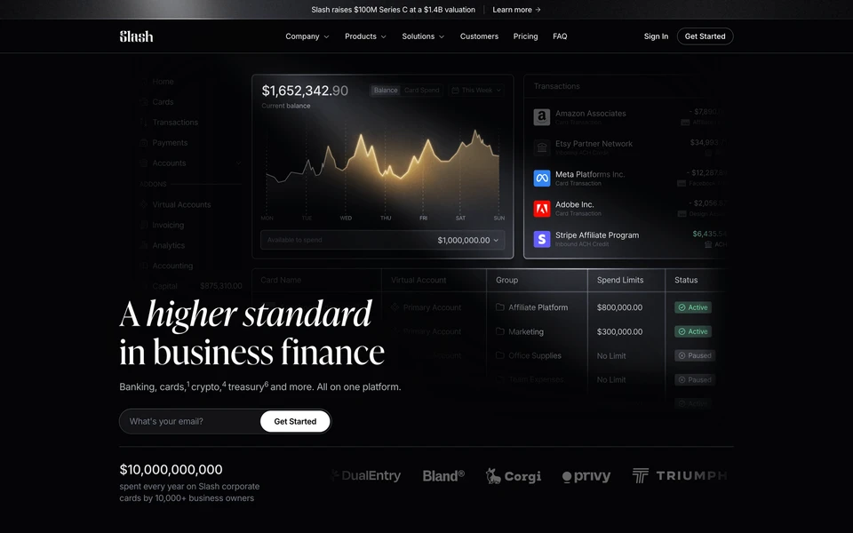 Screenshot of Slash.com