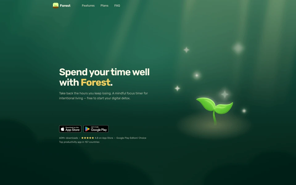 Screenshot of ForestApp.cc