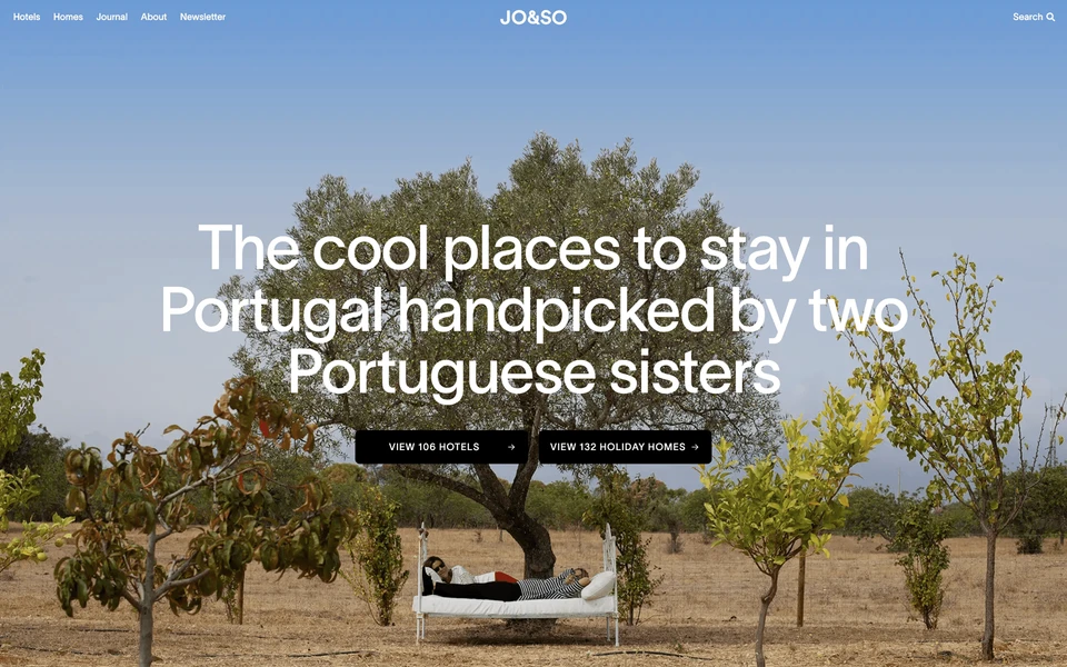 Screenshot of JoAndSo.com