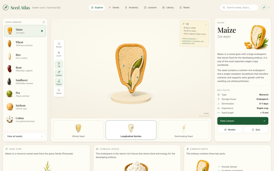 Screenshot of SeedsAtlas.vercel.app