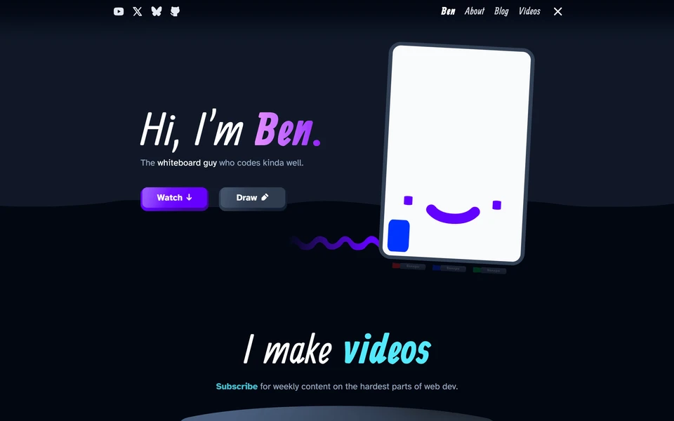 Screenshot of BHolmes.dev