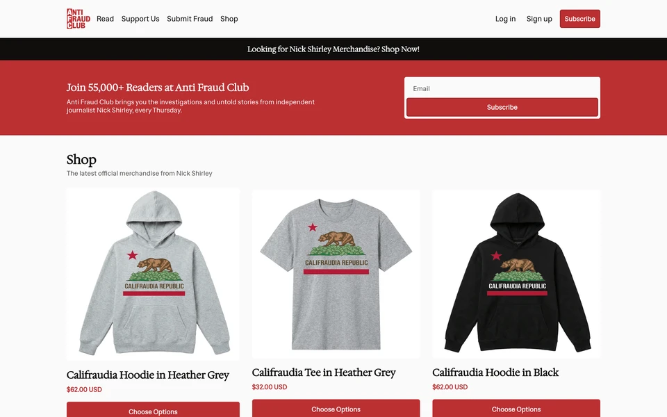 Screenshot of AntiFraudClub.com