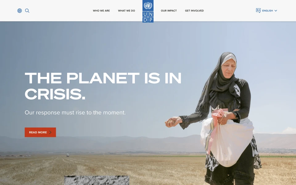 Screenshot of UNDP.org