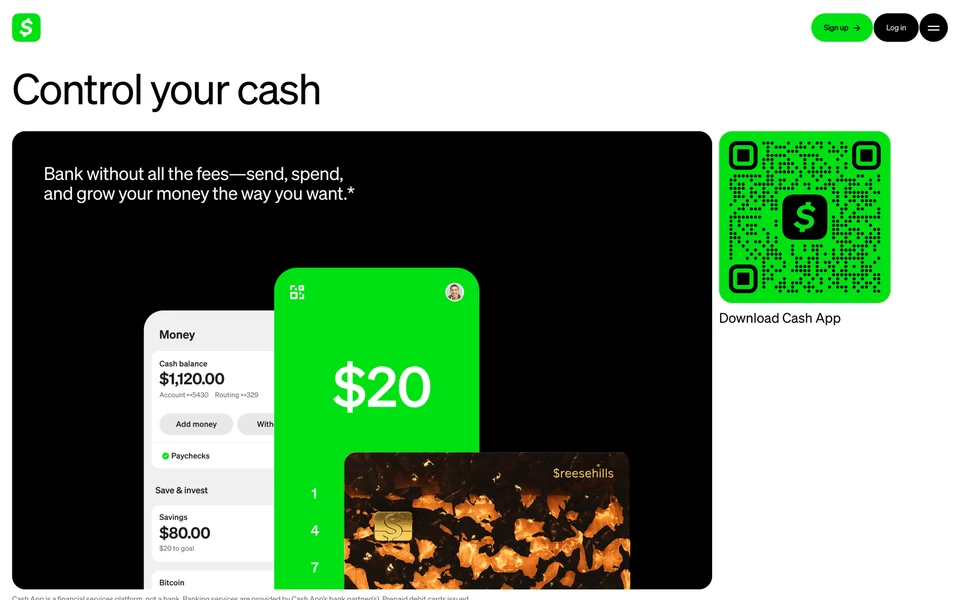 Screenshot of Cash.app