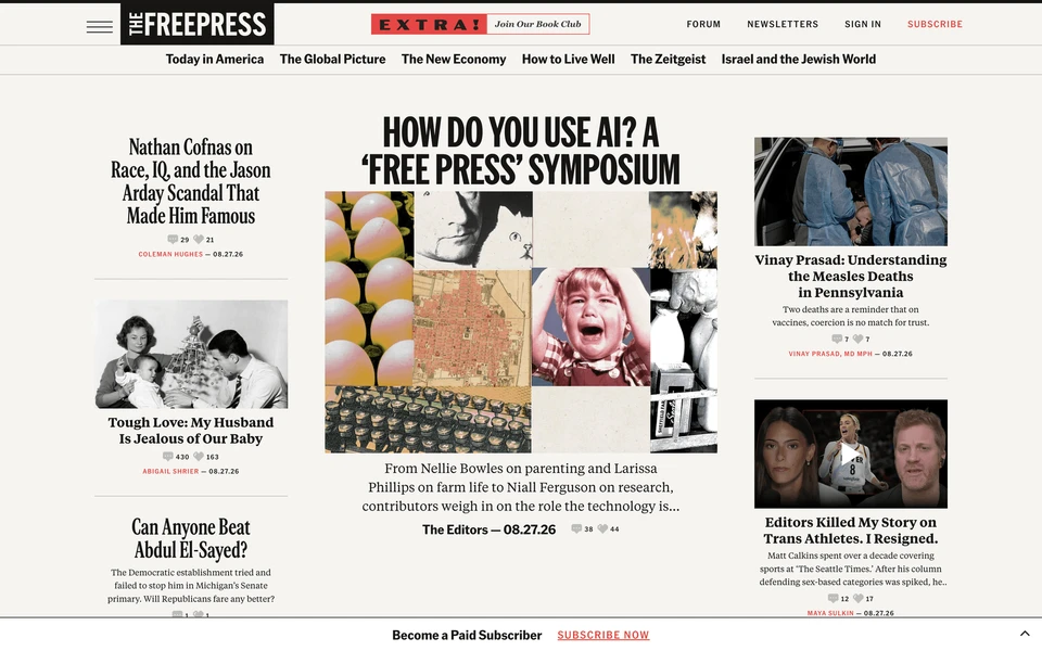 Screenshot of TheFP.com