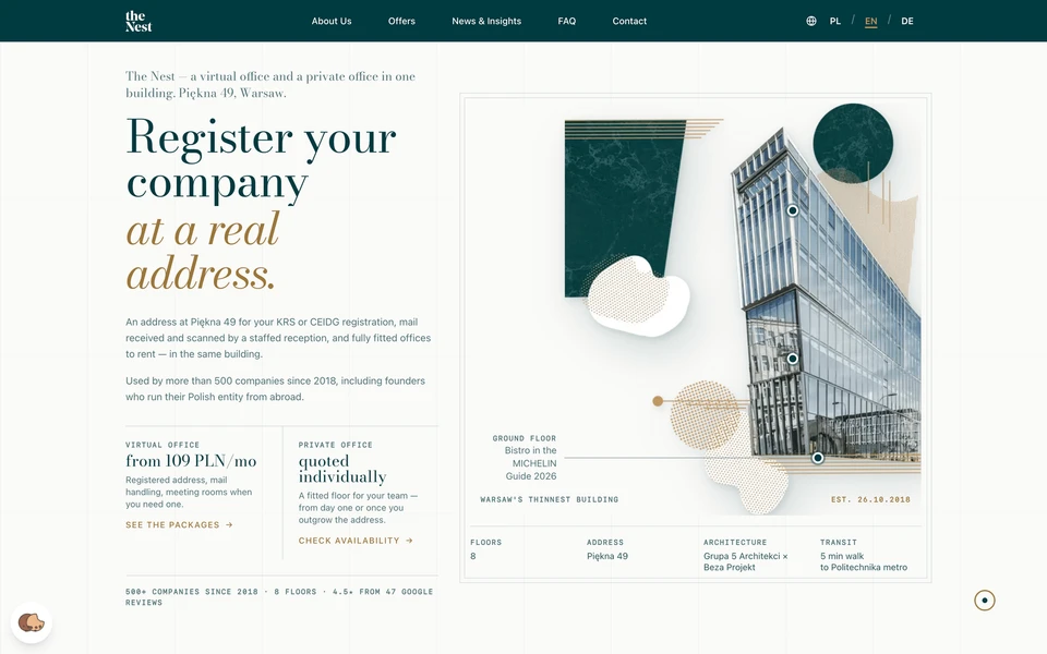 Screenshot of TheNest.pl