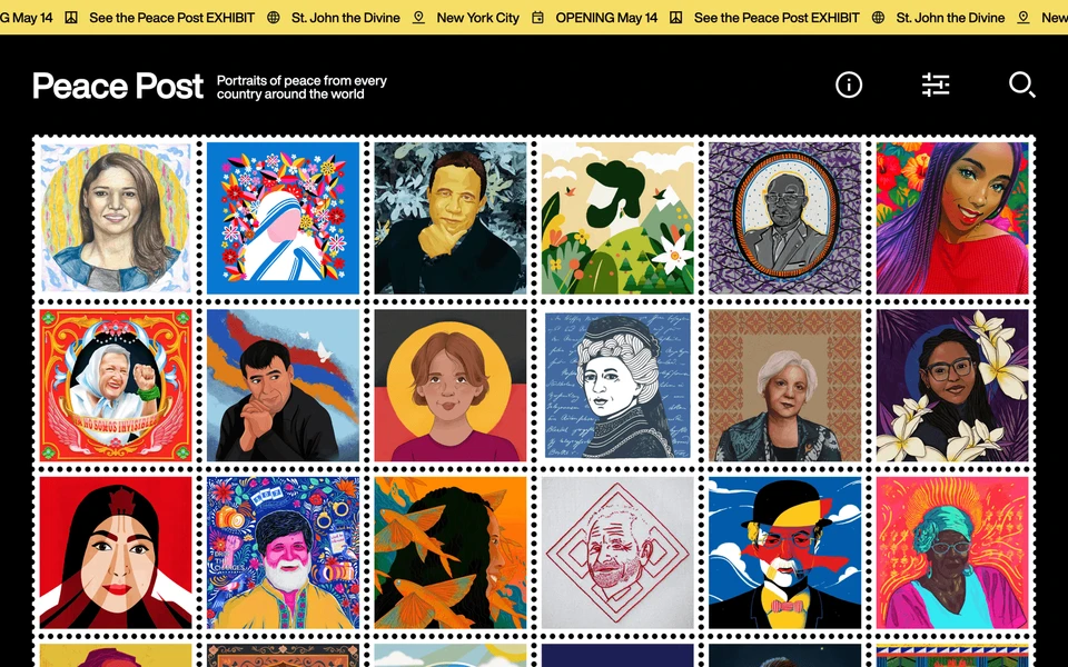 Screenshot of Peace-Post.com