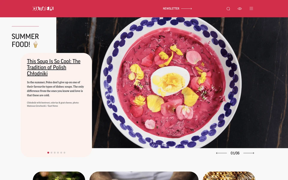 Screenshot of Culture.pl