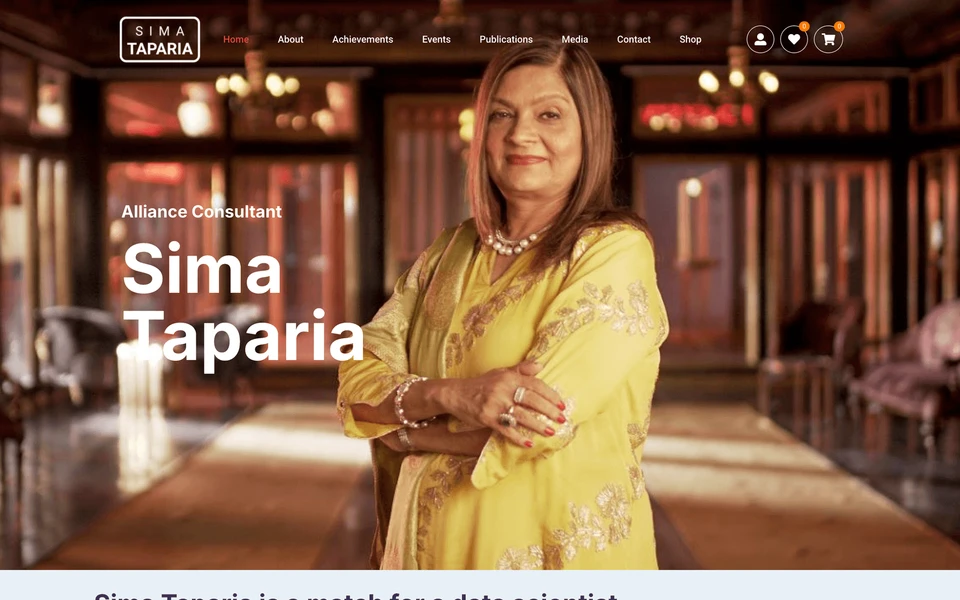 Screenshot of SimaTaparia.net