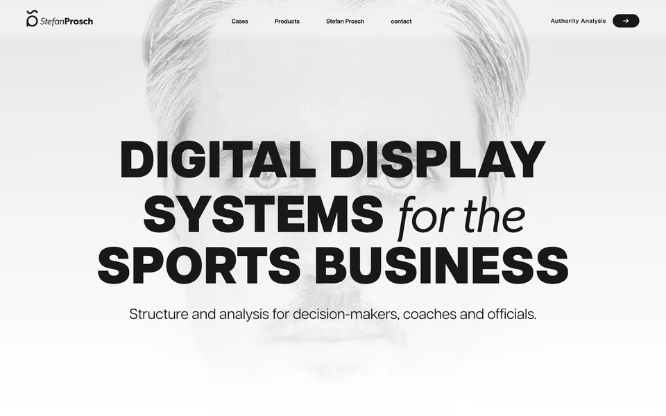 Screenshot of StefanProsch.com