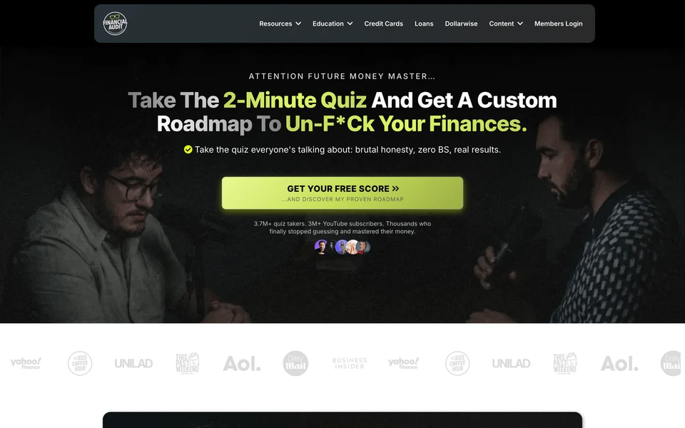 Screenshot of CalebHammer.com