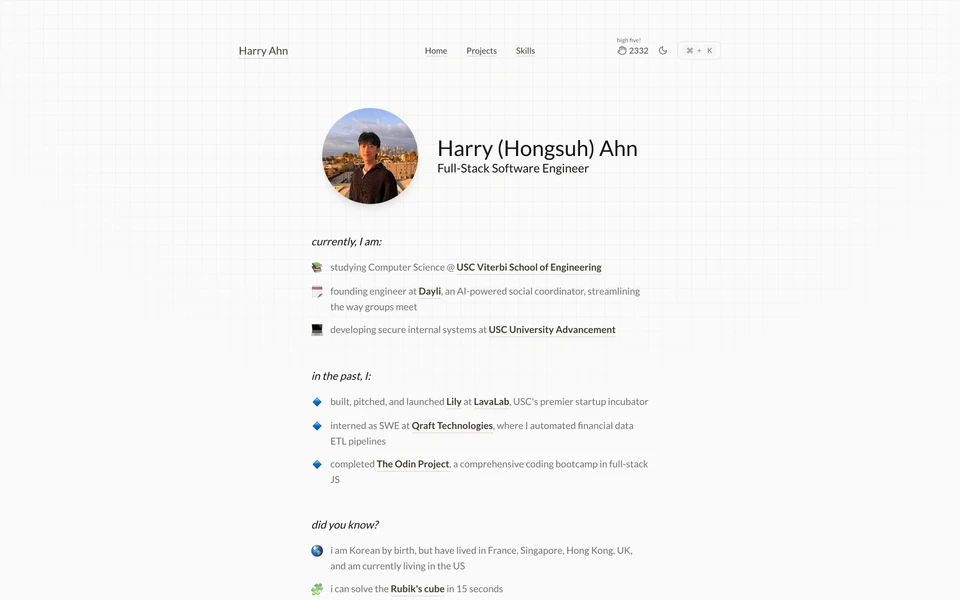 Screenshot of HarryAhn-Up