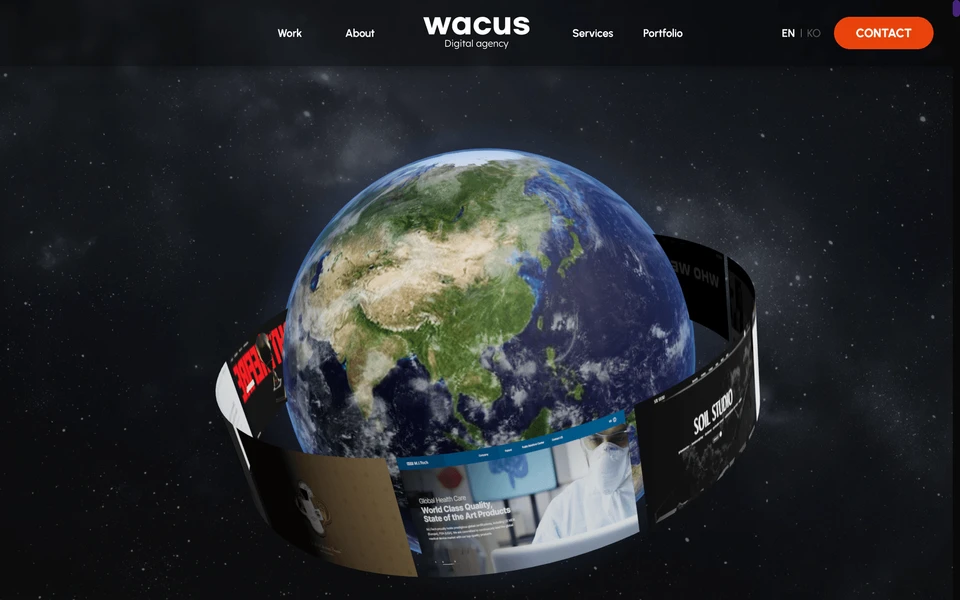 Screenshot of WACUSGlobal.com