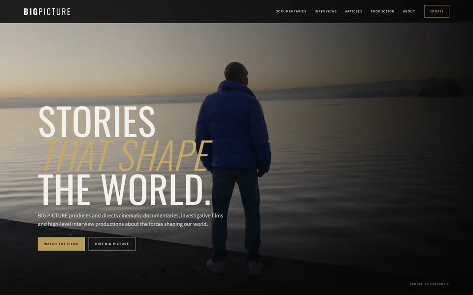 Screenshot of BigPicture.watch