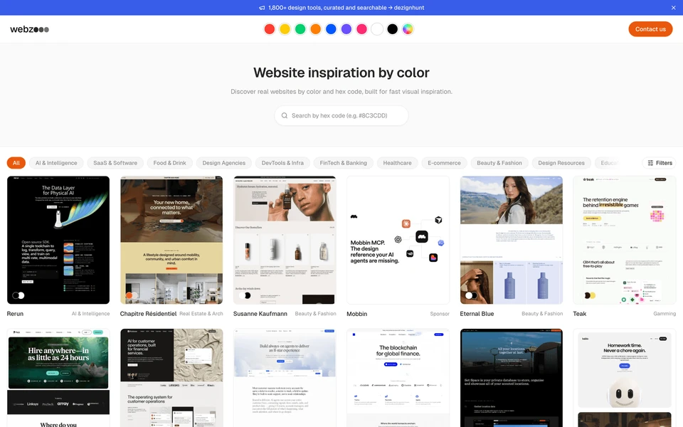 Screenshot of Webzooo.com